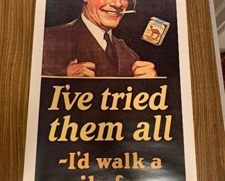 R.J. Reynolds Tobacco Co. Camel Cigarettes Posters