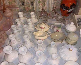 Lots of Milk Glass