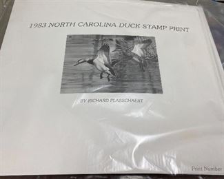 1983 and 1984 North Carolina Duck Stamp Prints