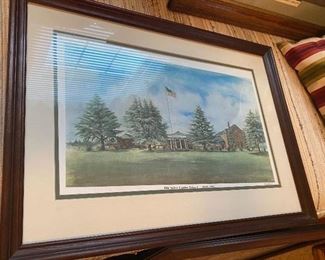 "Old Sedge Garden School" Print Kernersville, N.C.