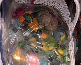 Large Assortment of Yarn/Crafting Supplies