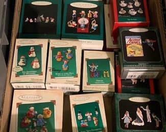 Hallmark Miniature Ornament Sets