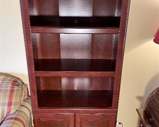 Sauder shelving unit.