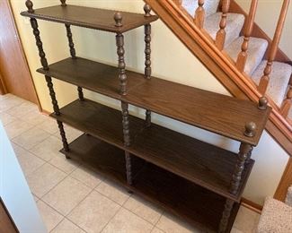 Kirsch shelf unit. No tools required to assemble/disassemble.