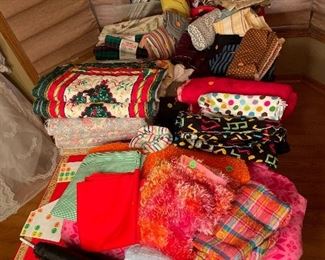 Fabric, from our pet free and smoke free home.