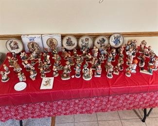 Hummels & Hummel Plates, purchased between 1945 and 1990.