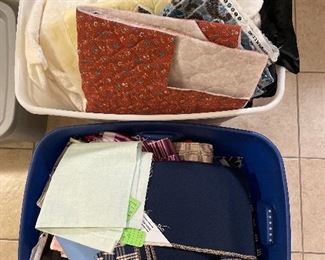 And MORE Fabric! Where did she get it all?!