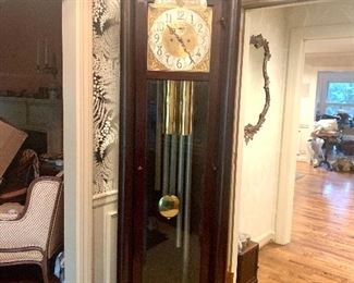 Rare Early 20th Century 5 Tube Herschede Tall Case Clock with Chimes...in Working Condition!!!