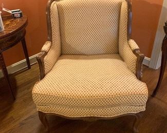 Vintage Bergere Arm Chair