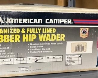American Camper Rubber Hip Wader.