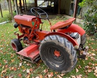 14 hp Economy tractor with mower deck.