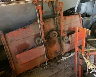 Mower deck for Economy tractor.