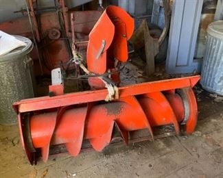 Snowblower attachment for Economy tractor.
