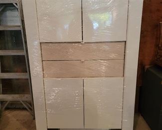 Large dresser with drawers and shelves