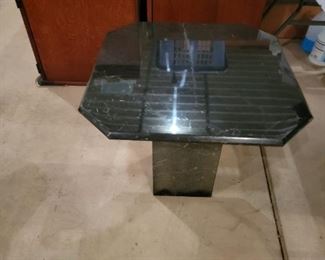 Marble end table