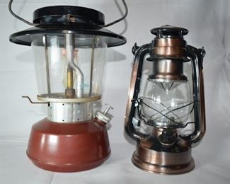 Oil and electric lantern 