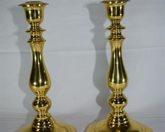 Twin gold candle sticks