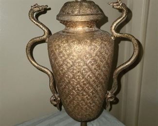 Metal Vase/Urn
