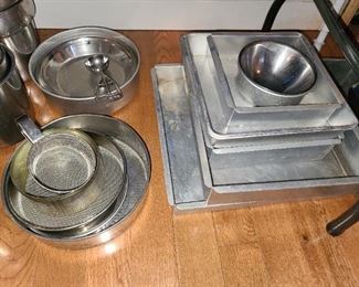 Assorted Pots, Pans, & Trays