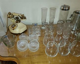 Assorted Glassware, Etc.