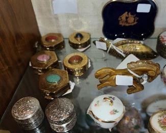 Assorted Pill/Trinket Boxes (Some Limoges)