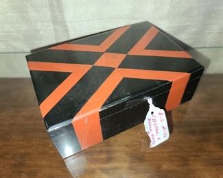 Jasper & Black Onyx Trinket Box