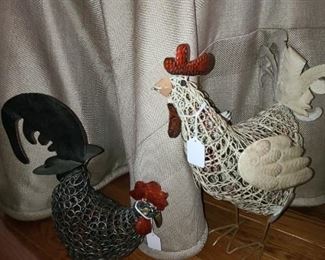 Metal Wire Roosters