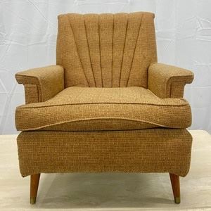 Burlington Manufacturing Vintage Upholstered Arm Chair 
