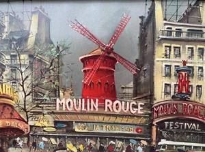 Framed Print of the Moulin Rouge