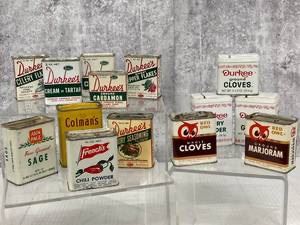 Vintage spices- Red Owl, Durkee's, Ann Page, Colmans