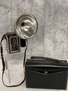 Duaflex IV Kodak Camera & General Electric Transistor Radio