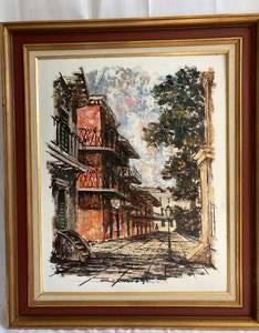 Signed Original Oil Painting of the French Quarter by James McCaffrey