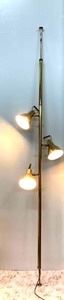 Vintage Gold Pole Tension Lamp