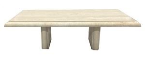 Solid Travertine Coffee Table