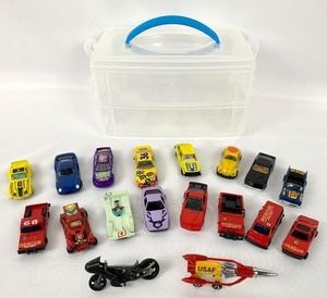 17 vintage toy cars