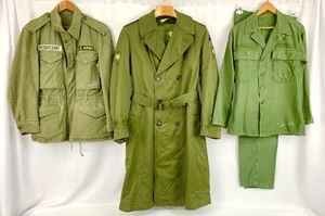 Vintage Lot of 3 US Army Coats