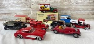 9 Vintage die cast model cars/ trucks- Remington