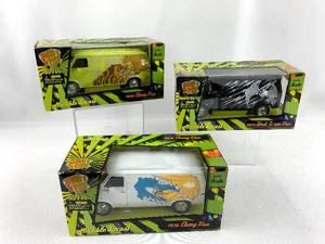 3 collectible die cast street whips in original boxes