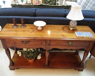 ONE OF TWO GREAT SOFA OR FOYER TABLES
