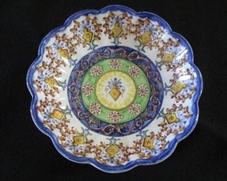 HAND PAINTED POTTERY BOWL