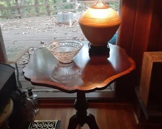 Maitland-Smith Table and Lamp