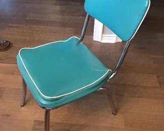 Vinyl kitchen chair, set of 4.