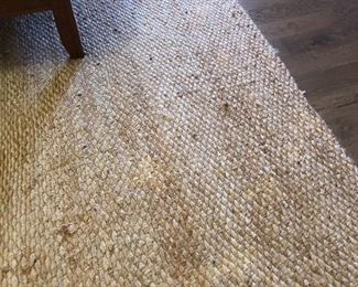 Jute rug.