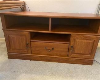 Entertainment Center
Like new condition.
46” across x 16 1/2” deep x 2’ tall.
Must be able to move and load yourself.