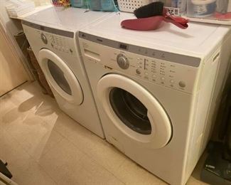 LG TROMM Washer & Electric Dryer Set
Good working condition. 
Must be able to disconnect, move and load yourself.
