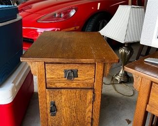 2 Solid Wood End Tables