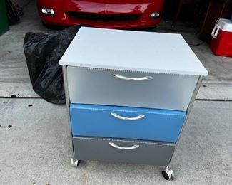 3-Drawer Cabinet Plastic