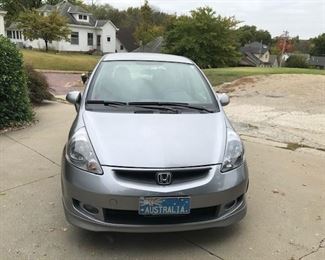 2007 Honda Fit, 5-Door Hatchback, 1.5 Liter 4-cyl. Engine, 5-spd. Manual Trans. Front Wheel Drive, Power Locks, Windows, & Mirrors, New Battery, Clothe Interior, 48,300 actual miles, (To be offered at 1:00 PM)