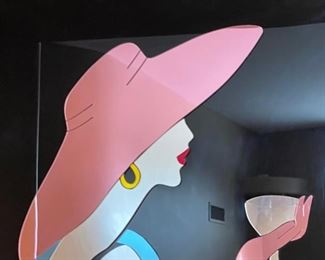 Cocktail Lady Acrylic Mirror Art #1	36x30in	
