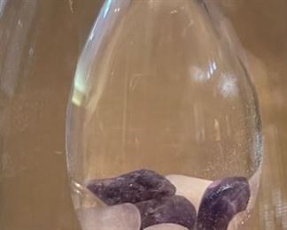 Glass Cocktail Carafe	15in H	
